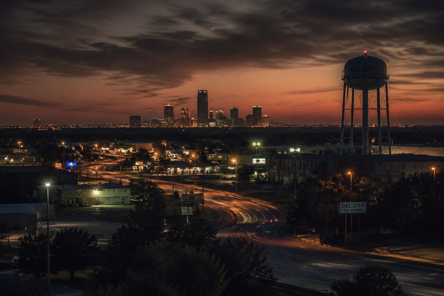 Del City, Oklahoma Night Scene — 3Cupid Cuckold Dating in Del City, Oklahoma