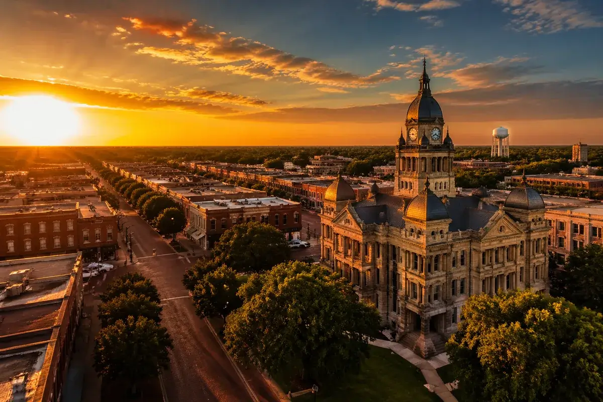 Denton-02-cityscape in Denton, Texas