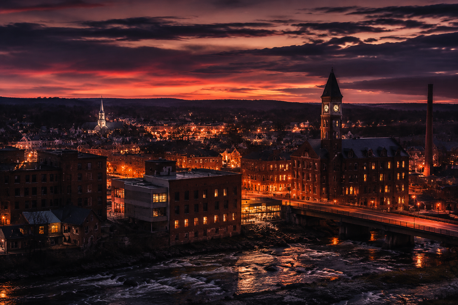 Derry, New Hampshire Night Scene — 3Cupid Cuckold Dating in Derry, New Hampshire