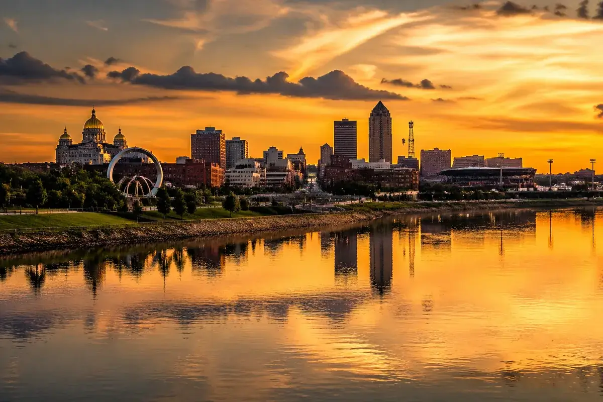 Des-moines-02-cityscape in Des Moines, Iowa