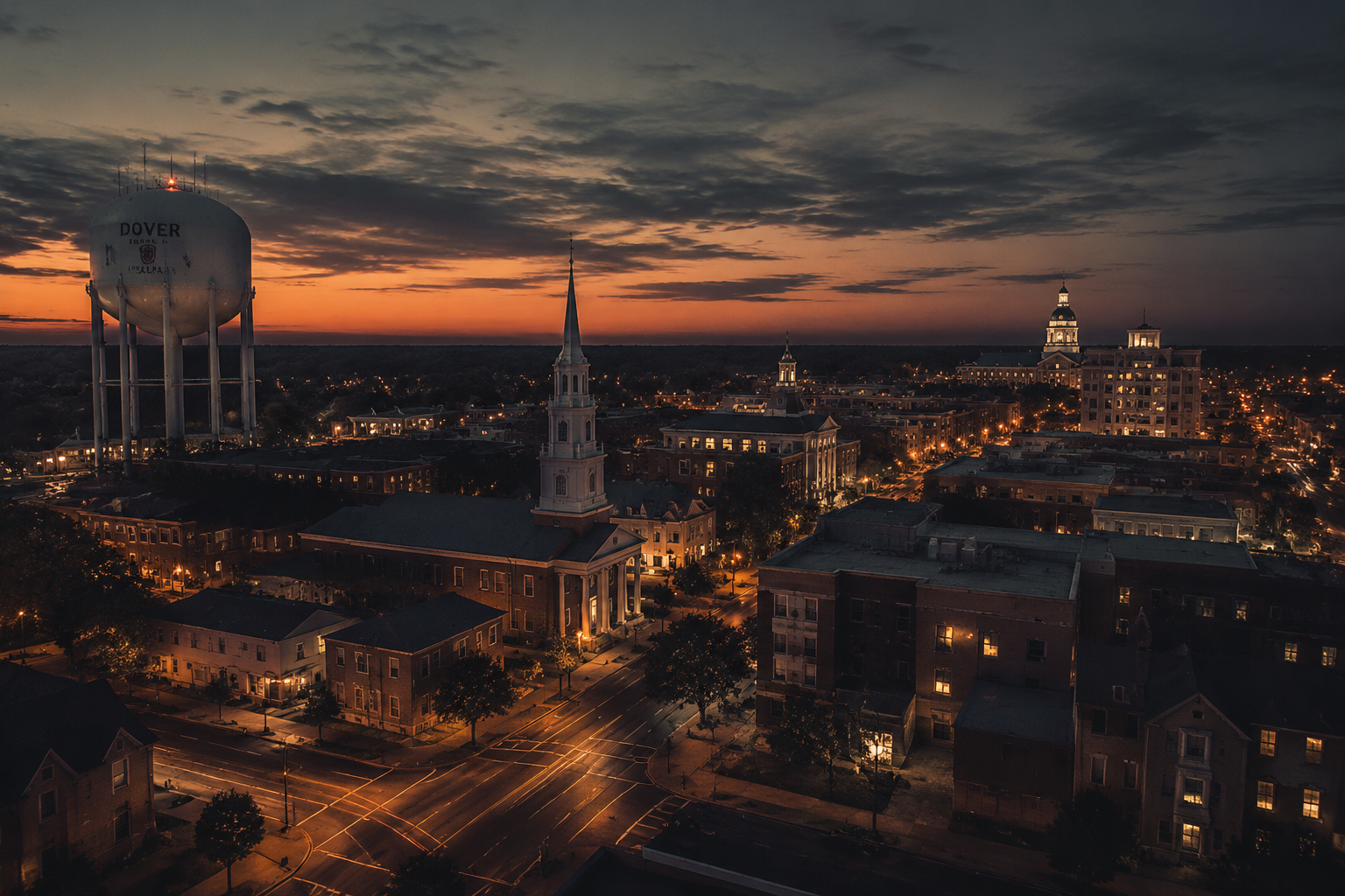 Dover, New Hampshire Night Scene — 3Cupid Cuckold Dating in Dover, New Hampshire