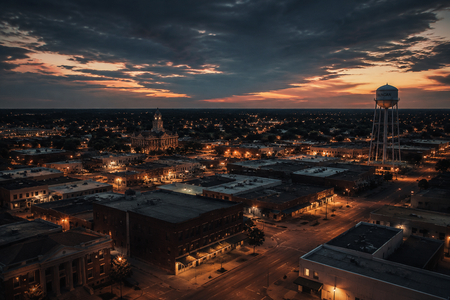 Duncan, Oklahoma Night Scene — 3Cupid Cuckold Dating in Duncan, Oklahoma