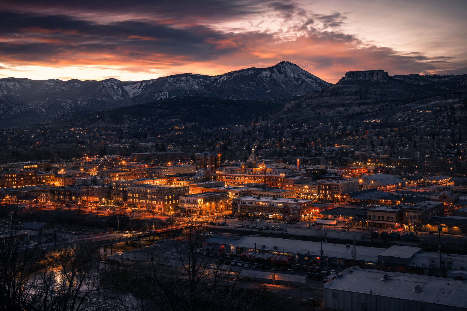 Durango, Colorado Night Scene — 3Cupid Cuckold Dating in Durango, Colorado