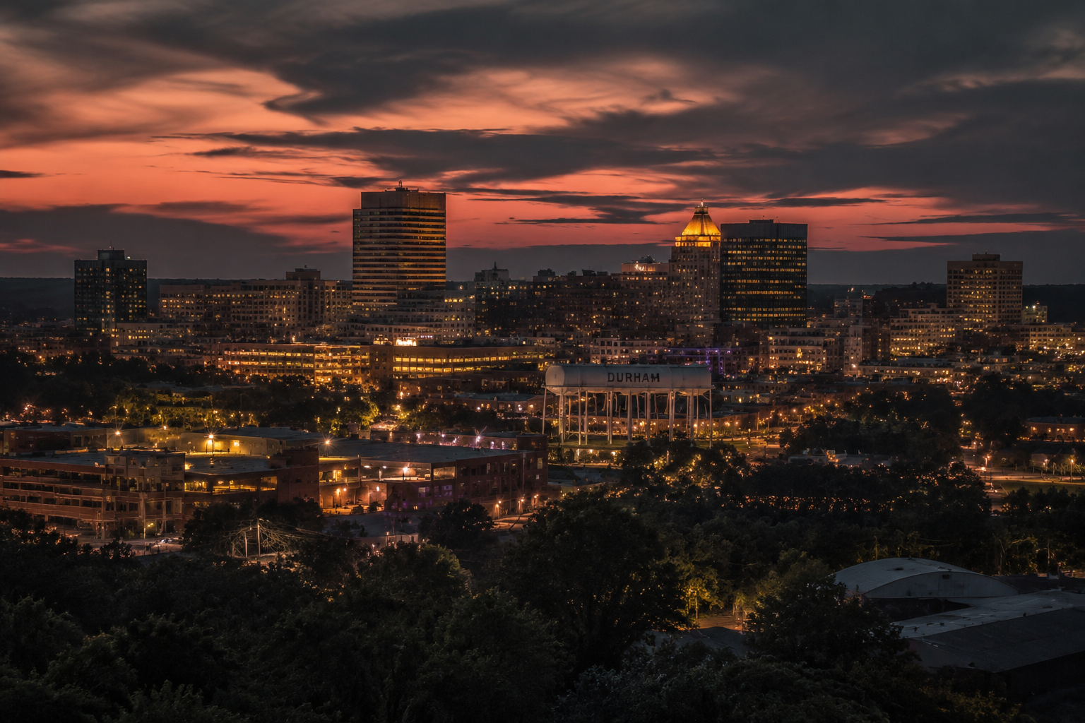 Durham, North Carolina Night Scene — 3Cupid Cuckold Dating in Durham, North Carolina