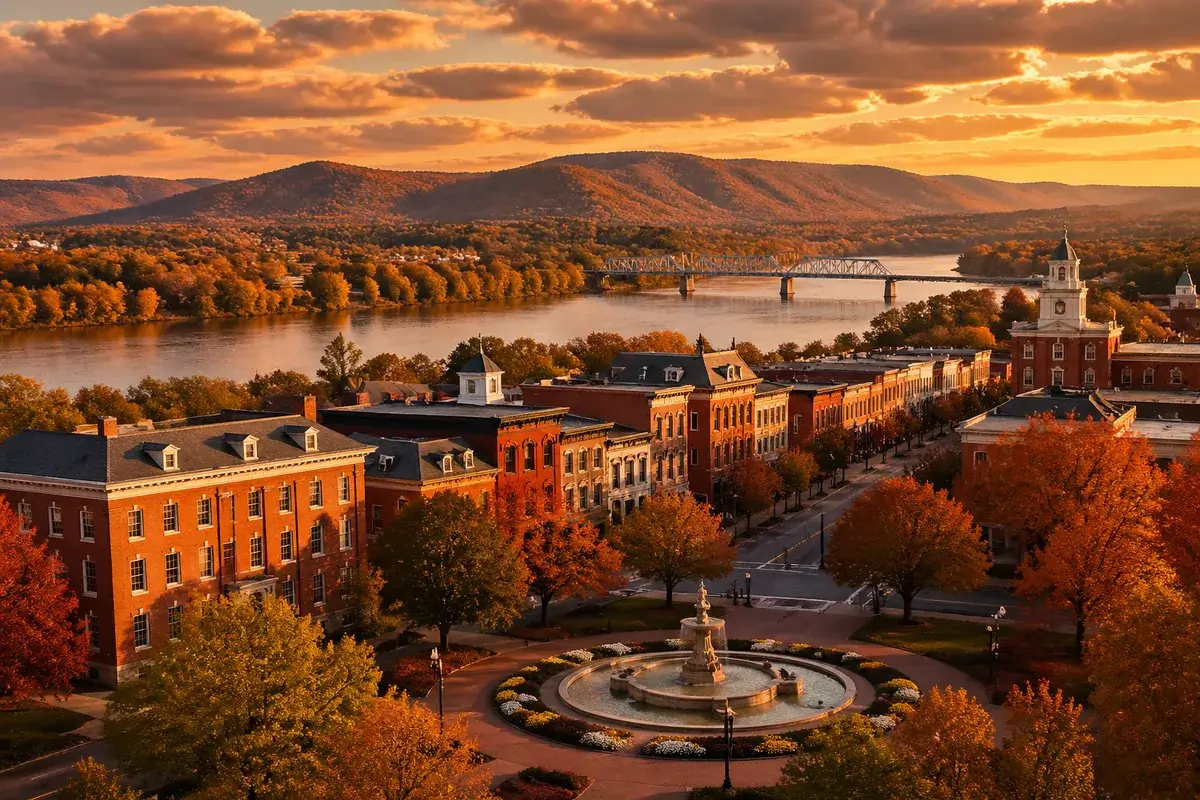 Easton-02-cityscape in Easton, Pennsylvania