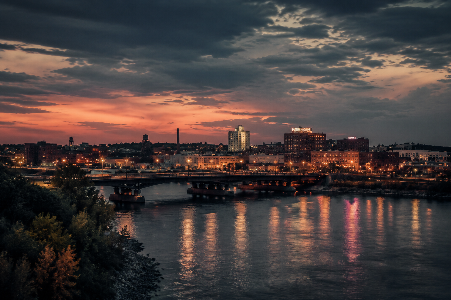 Eau Claire, Wisconsin Night Scene — 3Cupid Cuckold Dating in Eau Claire, Wisconsin