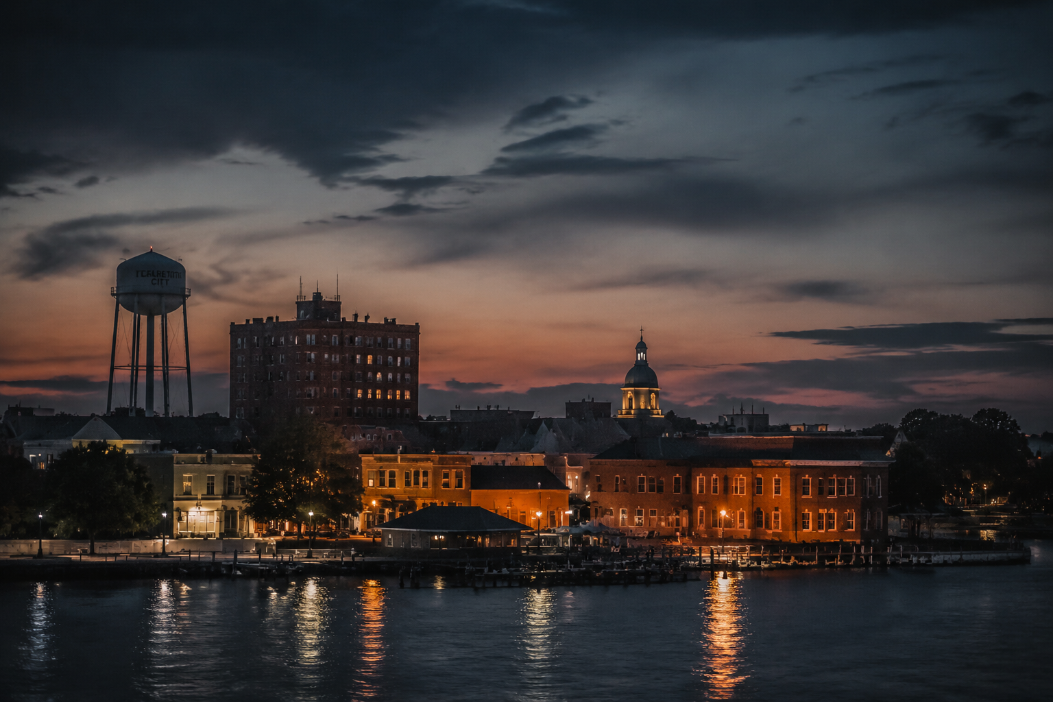 Elizabeth City, North Carolina Night Scene — 3Cupid Cuckold Dating in Elizabeth City, North Carolina