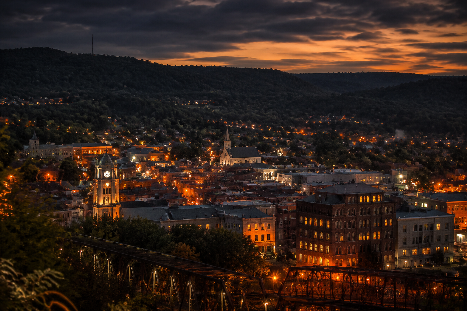 Elkins, West Virginia Night Scene — 3Cupid Cuckold Dating in Elkins, West Virginia