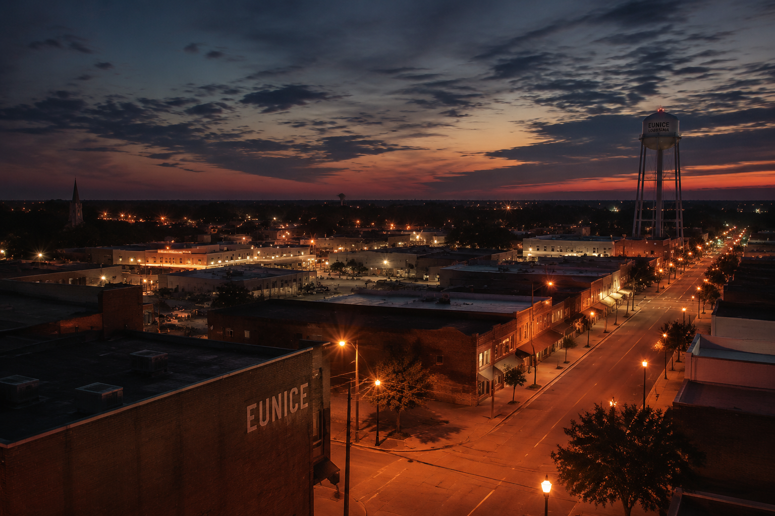 Eunice, Louisiana Night Scene — 3Cupid Cuckold Dating in Eunice, Louisiana