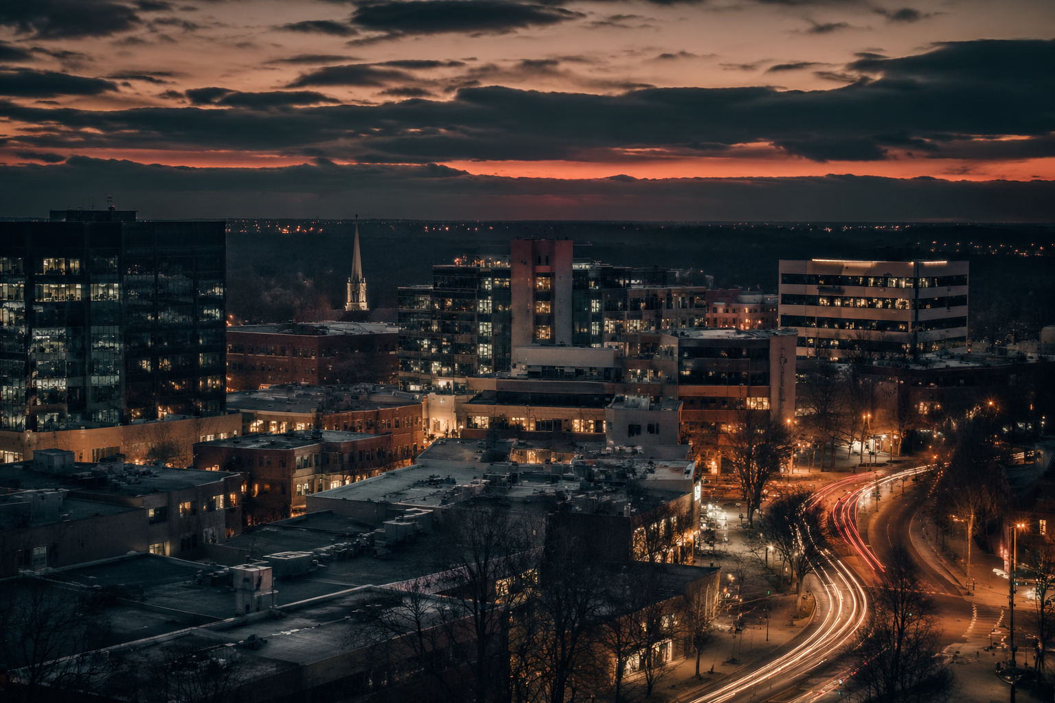 Falls Church, Virginia Night Scene — 3Cupid Cuckold Dating in Falls Church, Virginia