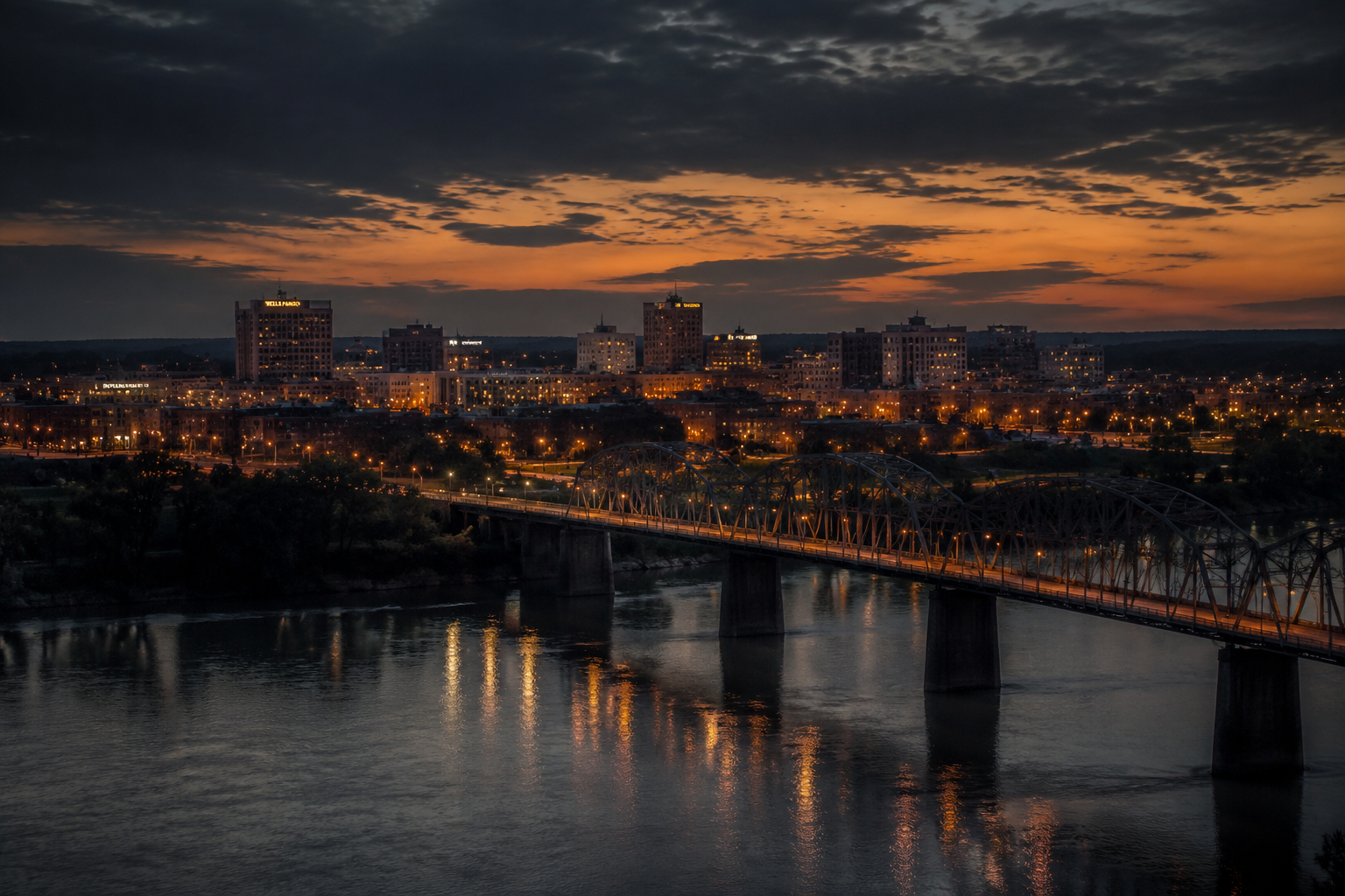 Fort Smith, Arkansas Night Scene — 3Cupid Cuckold Dating in Fort Smith, Arkansas