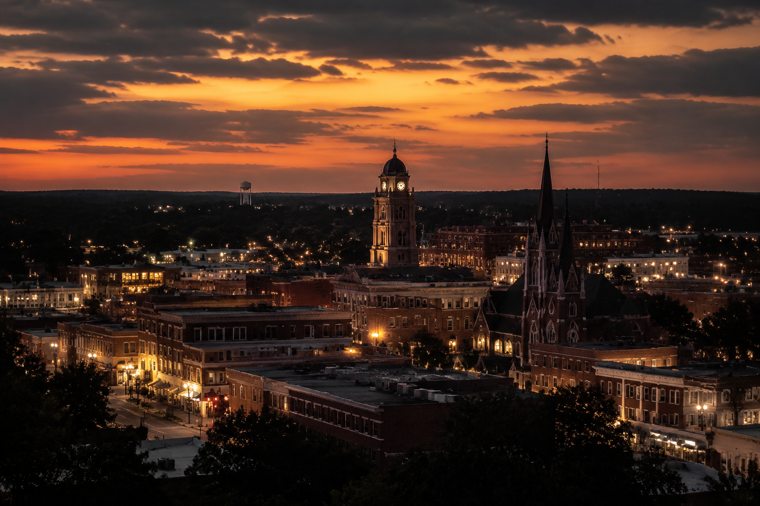 Gaffney, South Carolina Night Scene — 3Cupid Cuckold Dating in Gaffney, South Carolina