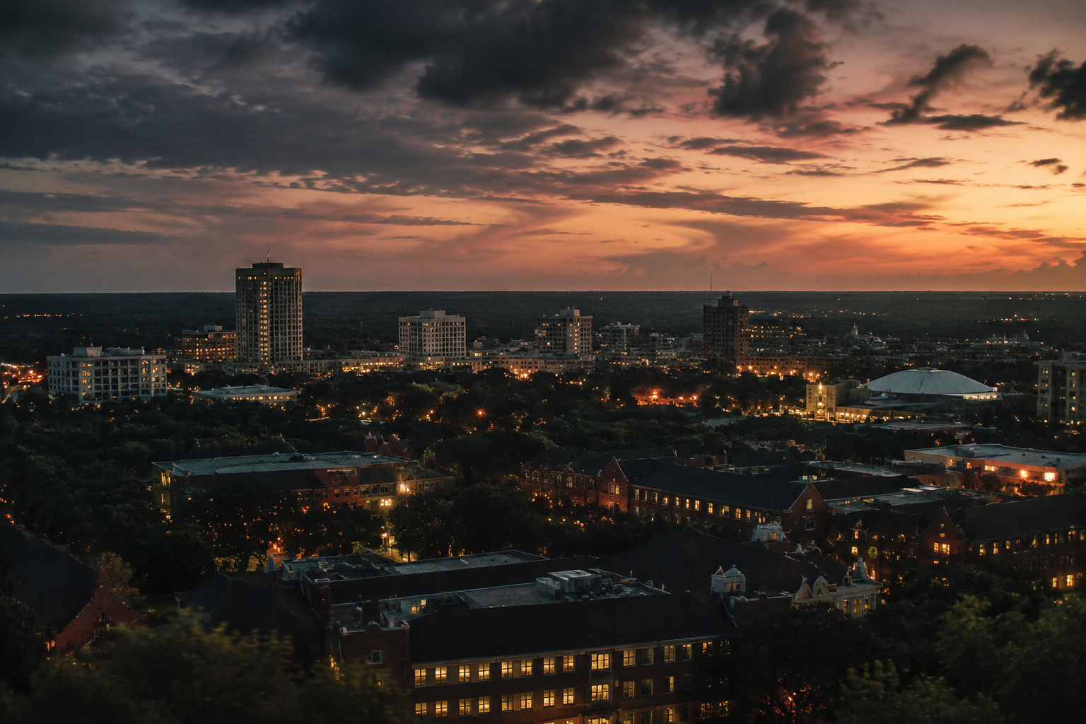 Gainesville, Florida Night Scene — 3Cupid Cuckold Dating in Gainesville, Florida