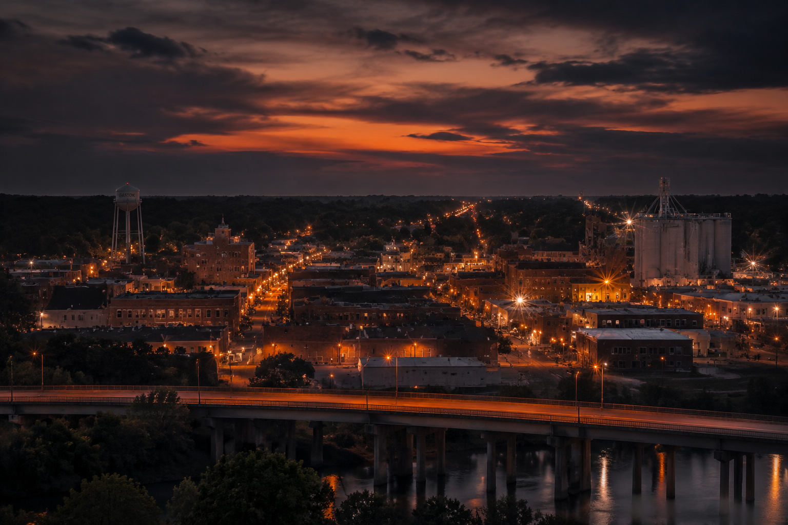 Gaston, South Carolina Night Scene — 3Cupid Cuckold Dating in Gaston, South Carolina