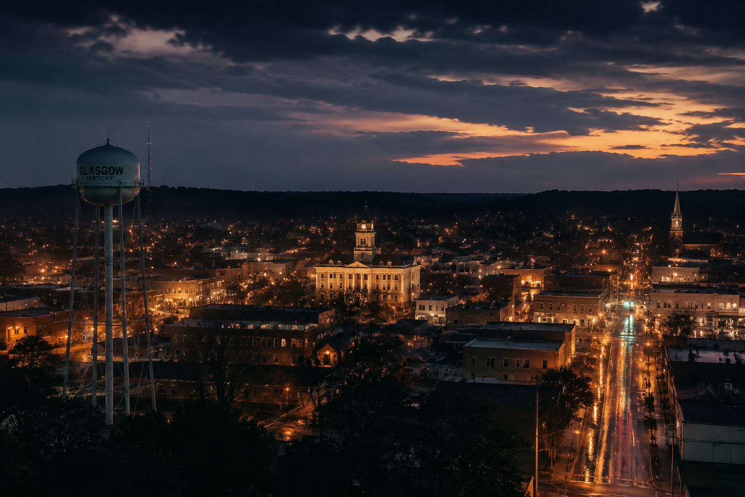 Glasgow, Kentucky Night Scene — 3Cupid Cuckold Dating in Glasgow, Kentucky