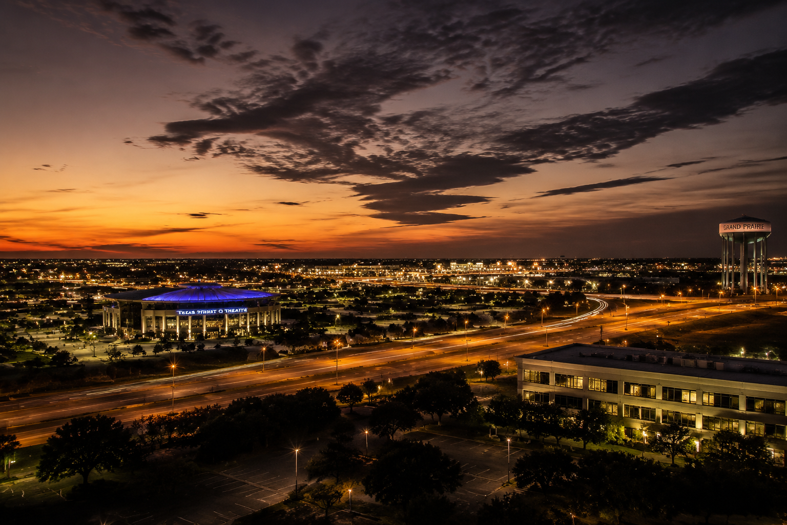 Grand Prairie, Texas Night Scene — 3Cupid Cuckold Dating in Grand Prairie, Texas