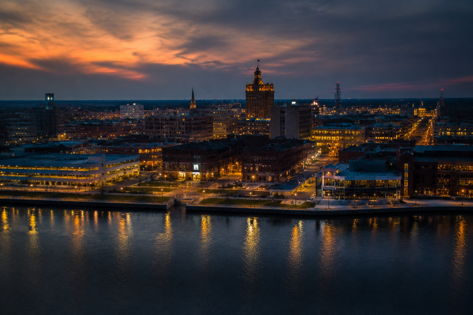 Green Bay, Wisconsin Night Scene — 3Cupid Cuckold Dating in Green Bay, Wisconsin
