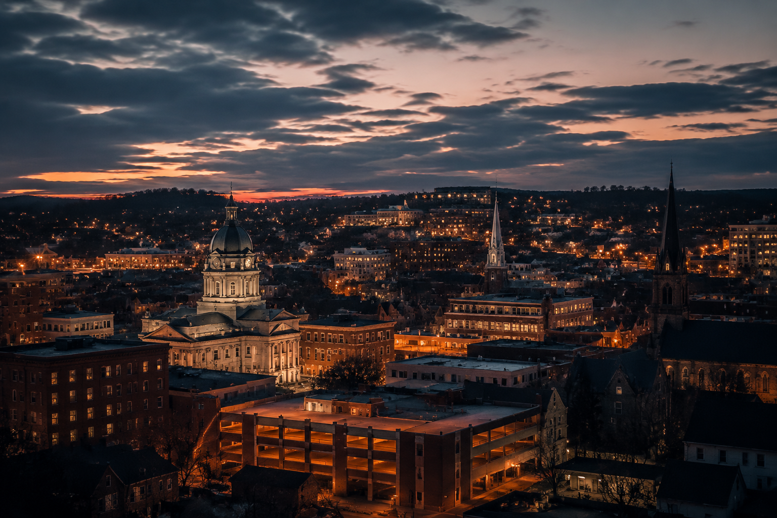 Greensburg, Pennsylvania Night Scene — 3Cupid Cuckold Dating in Greensburg, Pennsylvania