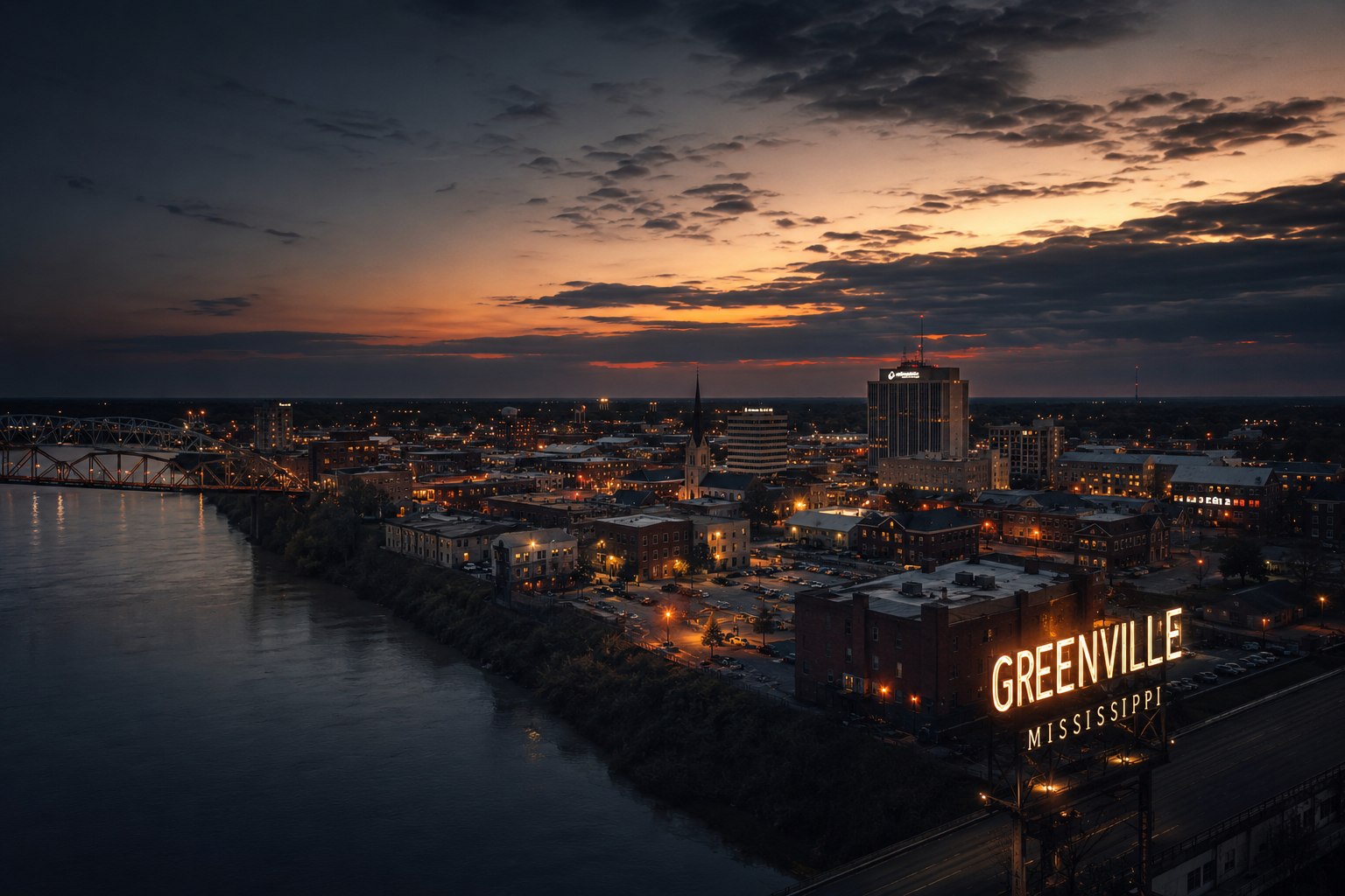 Greenville, North Carolina Night Scene — 3Cupid Cuckold Dating in Greenville, North Carolina