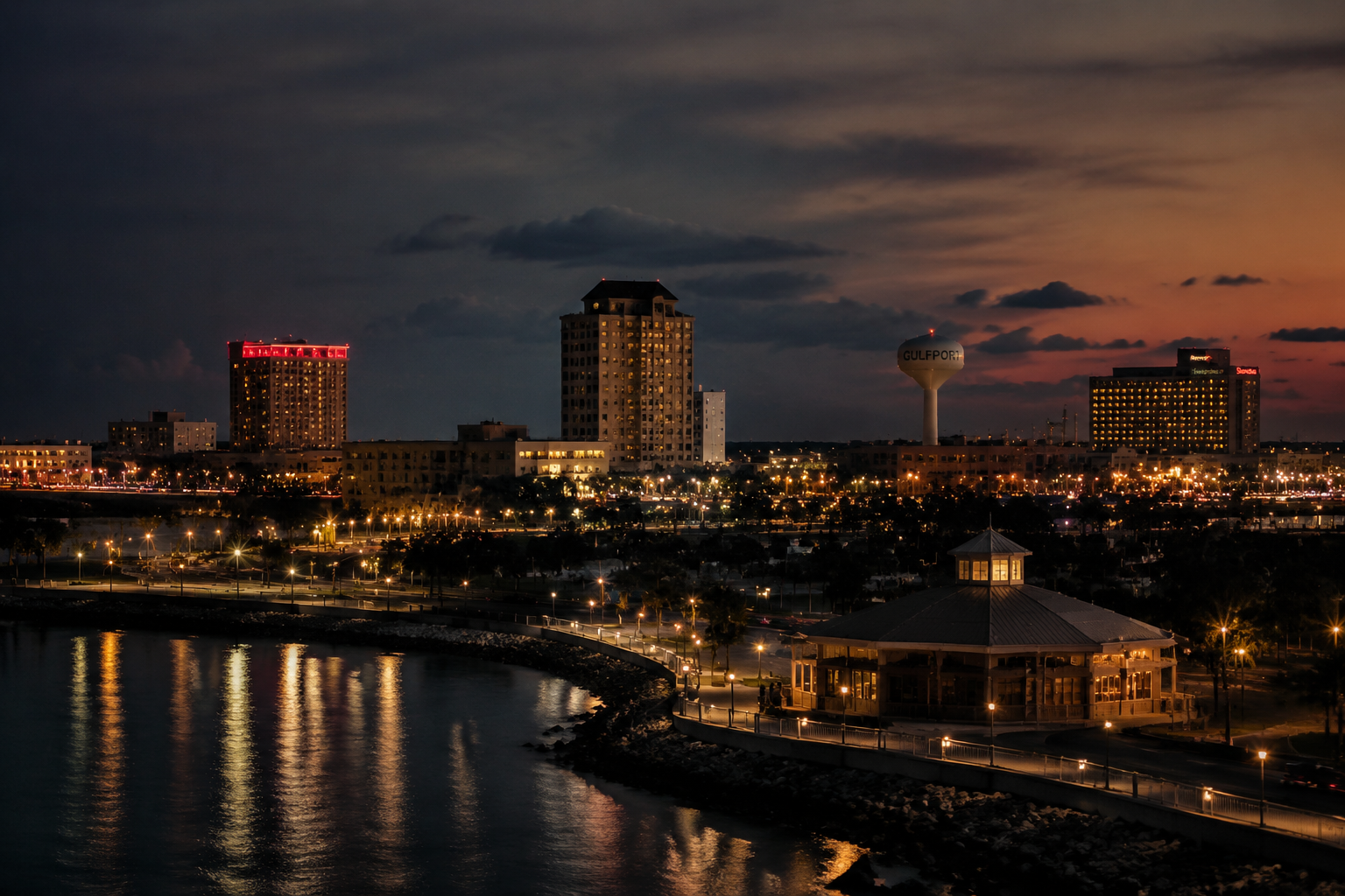 Gulfport, Mississippi Night Scene — 3Cupid Cuckold Dating in Gulfport, Mississippi
