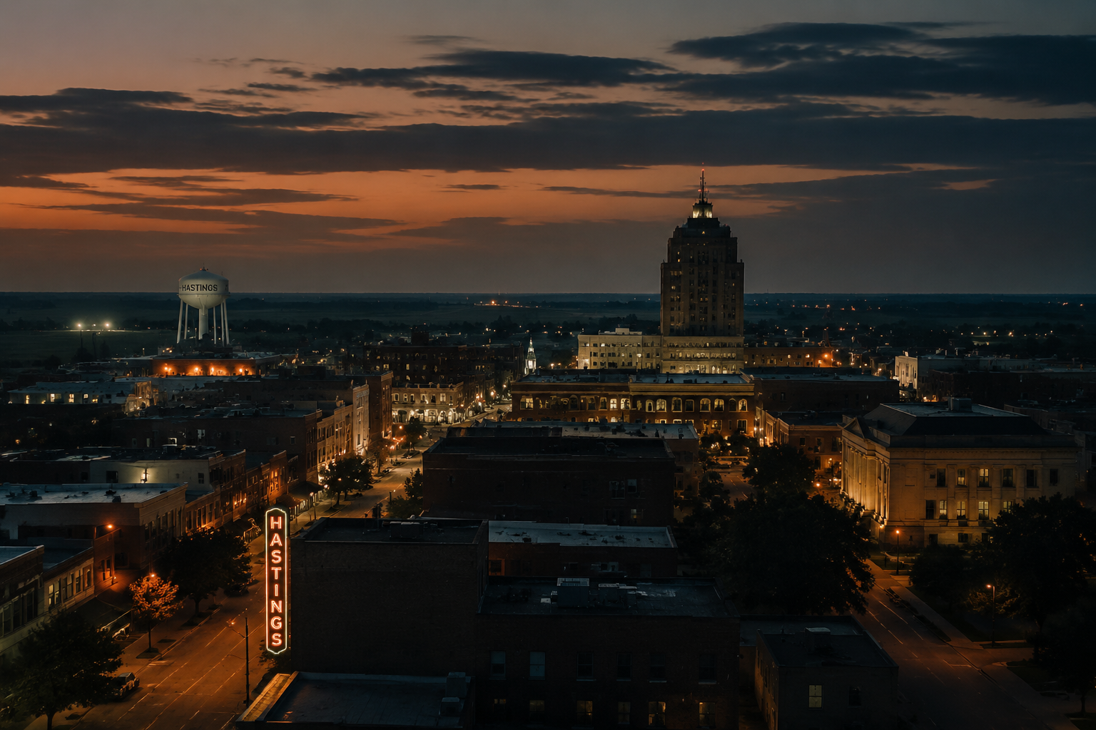 Hastings, Minnesota Night Scene — 3Cupid Cuckold Dating in Hastings, Minnesota