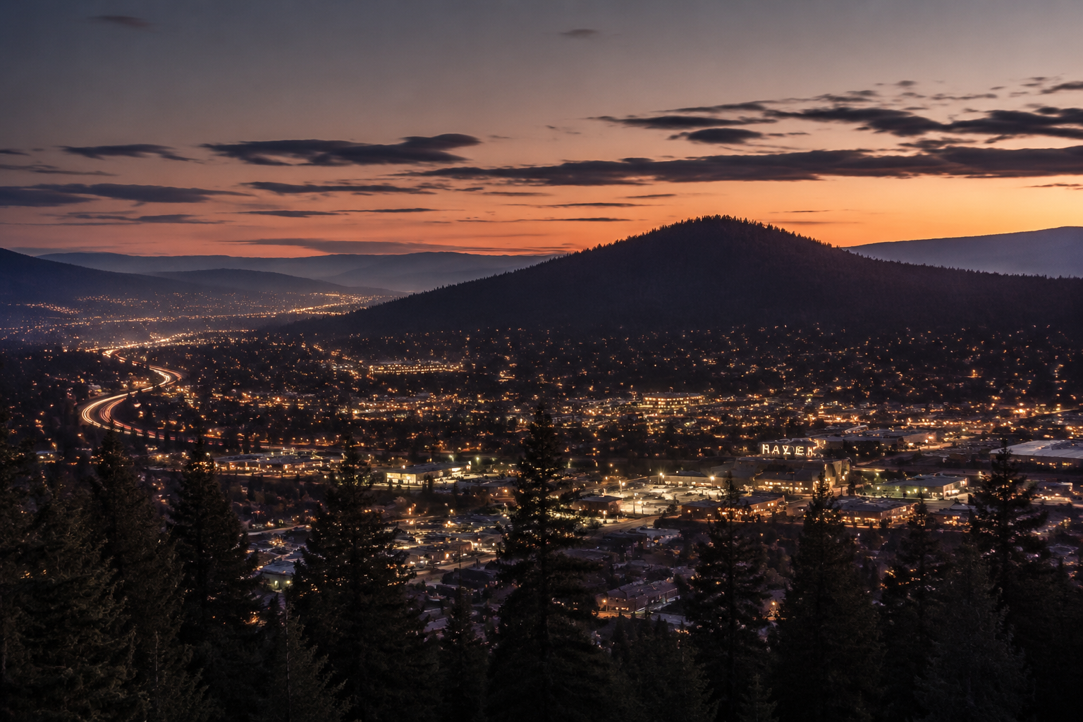 Hayden, Idaho Night Scene — 3Cupid Cuckold Dating in Hayden, Idaho