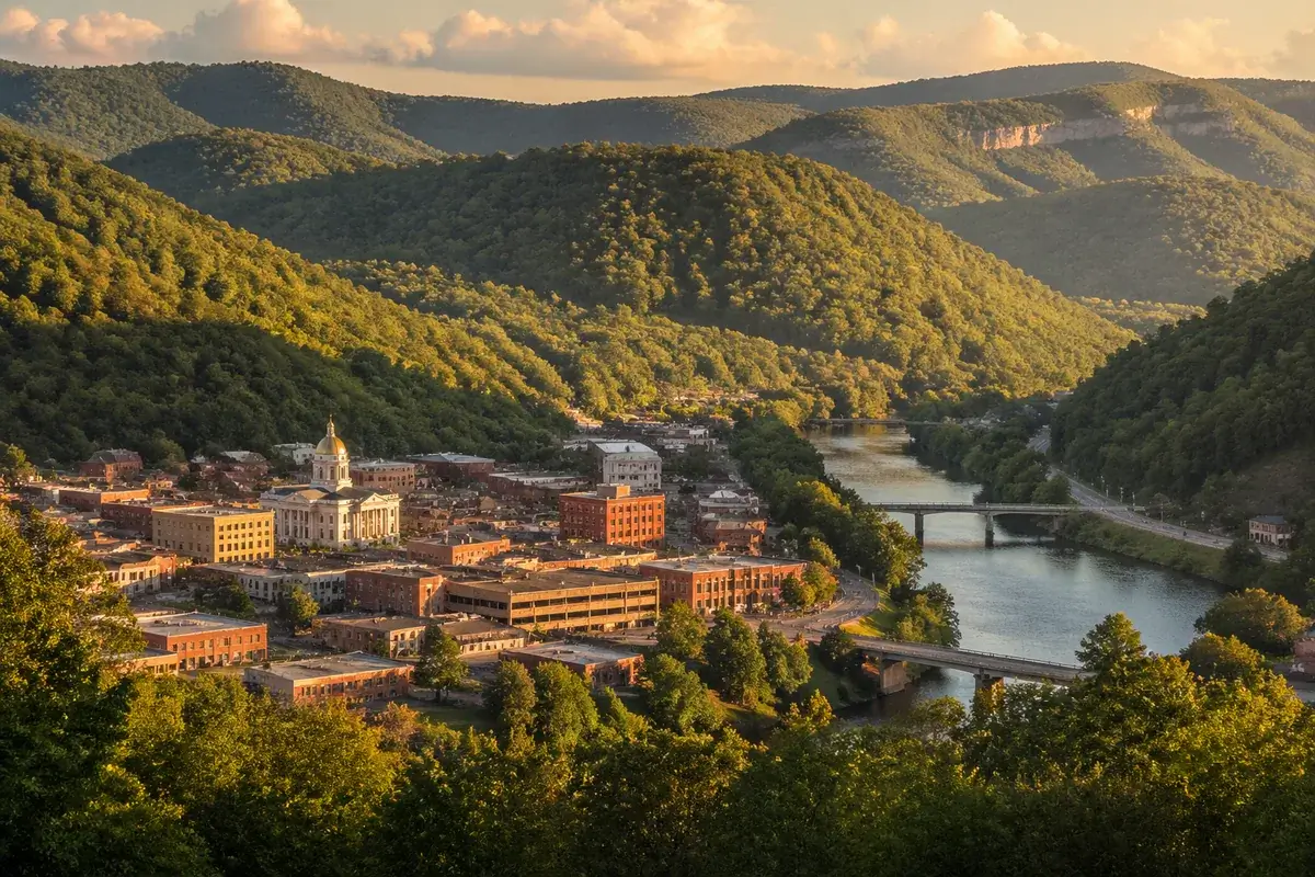 Hazard-02-cityscape in Hazard, Kentucky