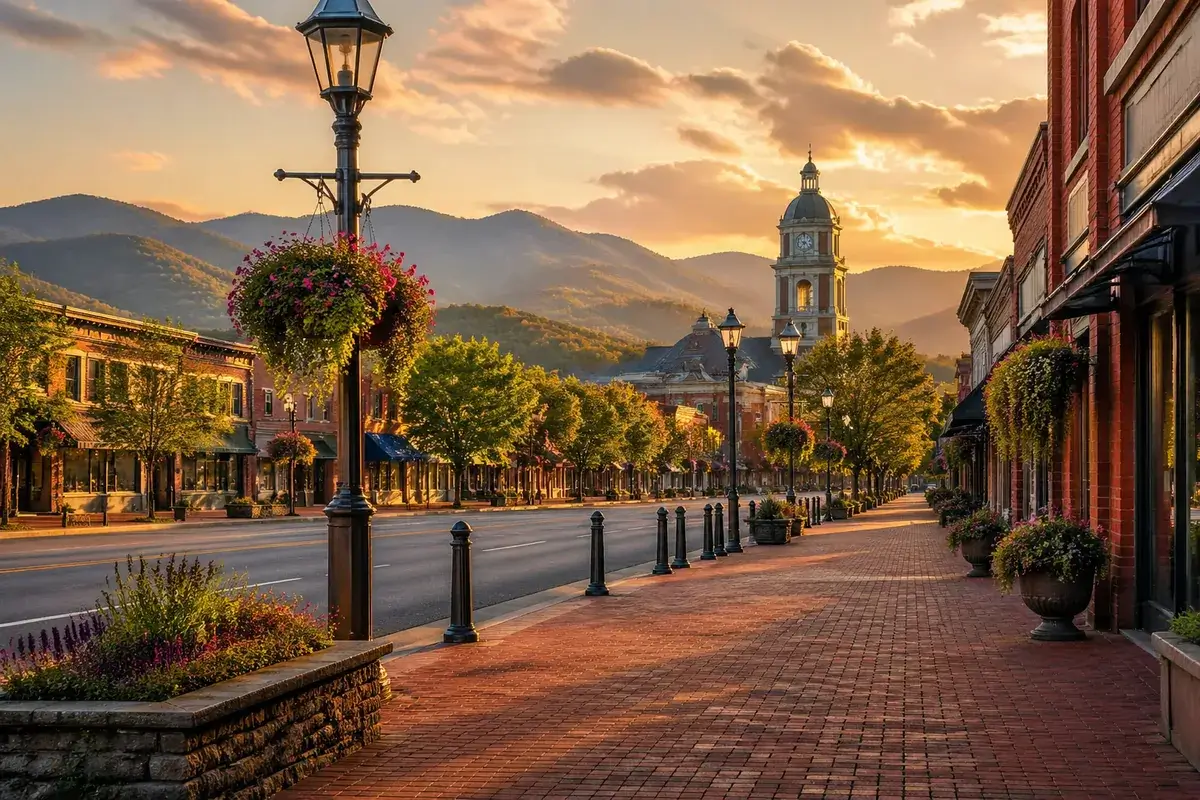 Hendersonville-02-cityscape in Hendersonville, North Carolina