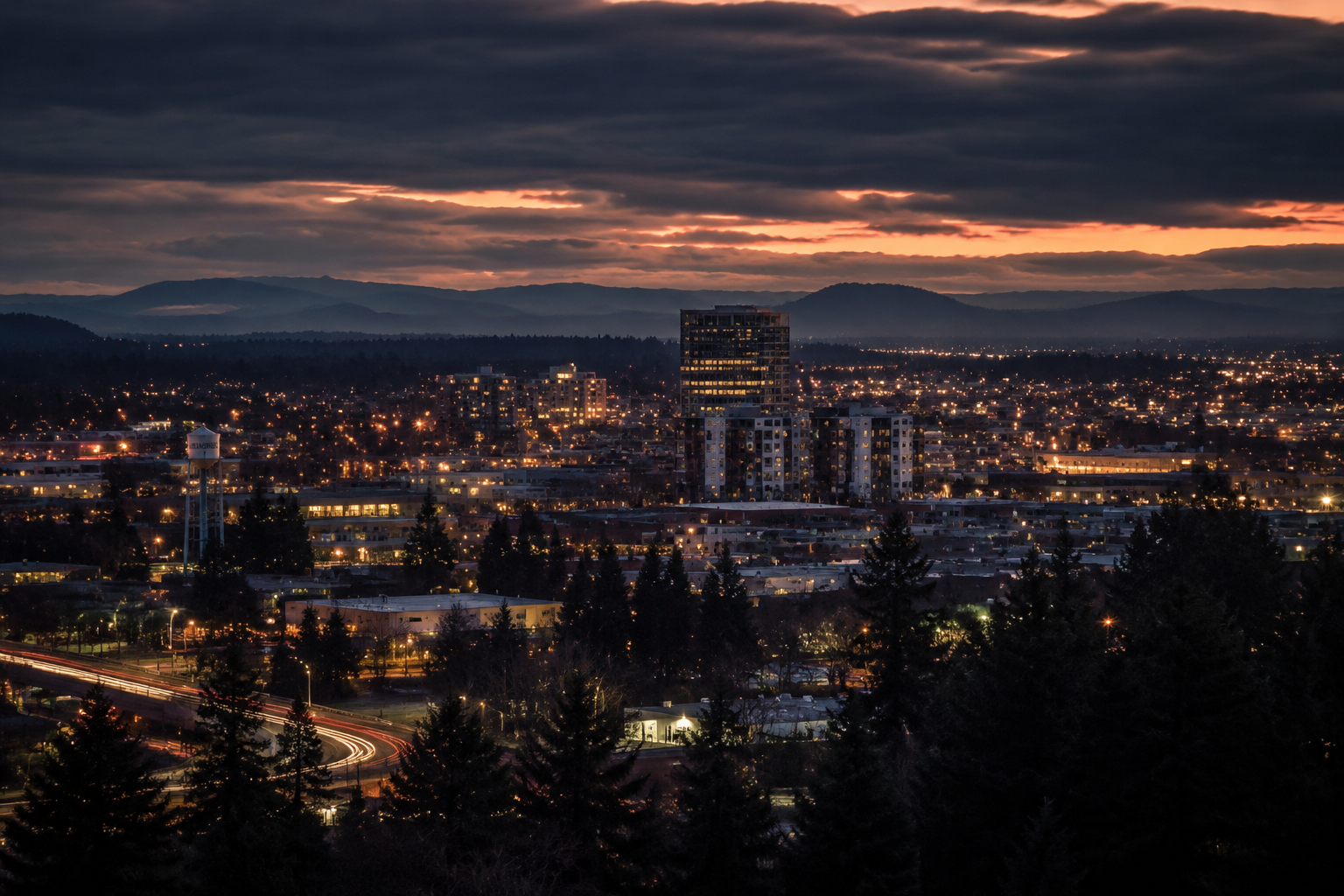 Hillsboro, Oregon Night Scene — 3Cupid Cuckold Dating in Hillsboro, Oregon