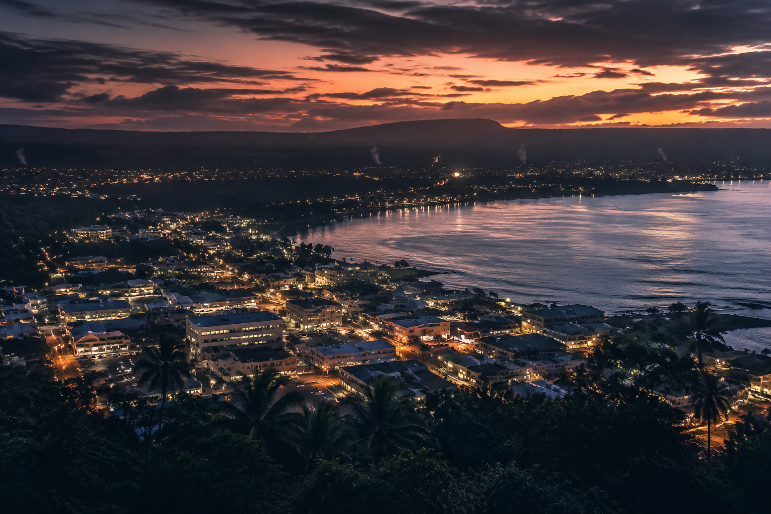 Hilo, Hawaii Night Scene — 3Cupid Cuckold Dating in Hilo, Hawaii