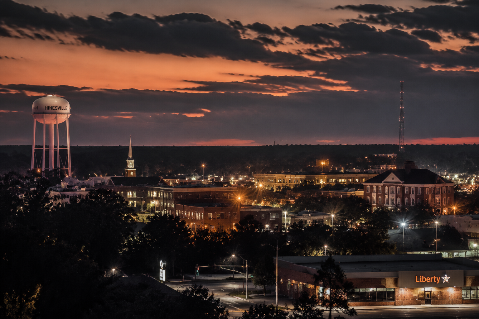 Hinesville, Georgia Night Scene — 3Cupid Cuckold Dating in Hinesville, Georgia
