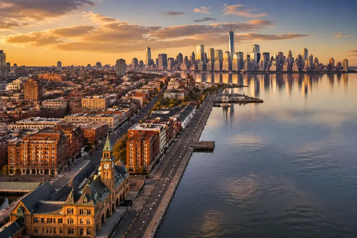 Hoboken-02-cityscape in Hoboken, New Jersey