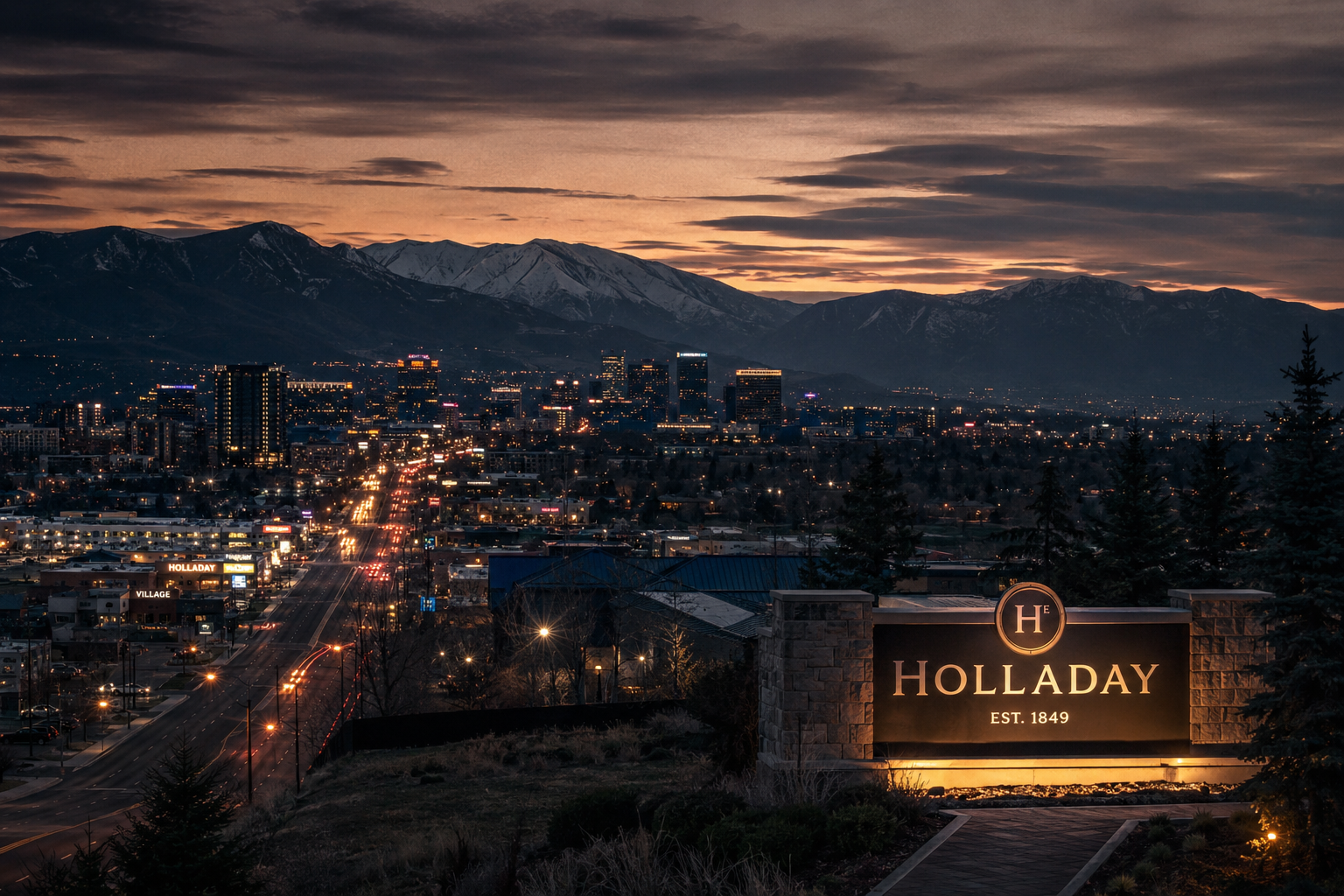 Holladay, Utah Night Scene — 3Cupid Cuckold Dating in Holladay, Utah