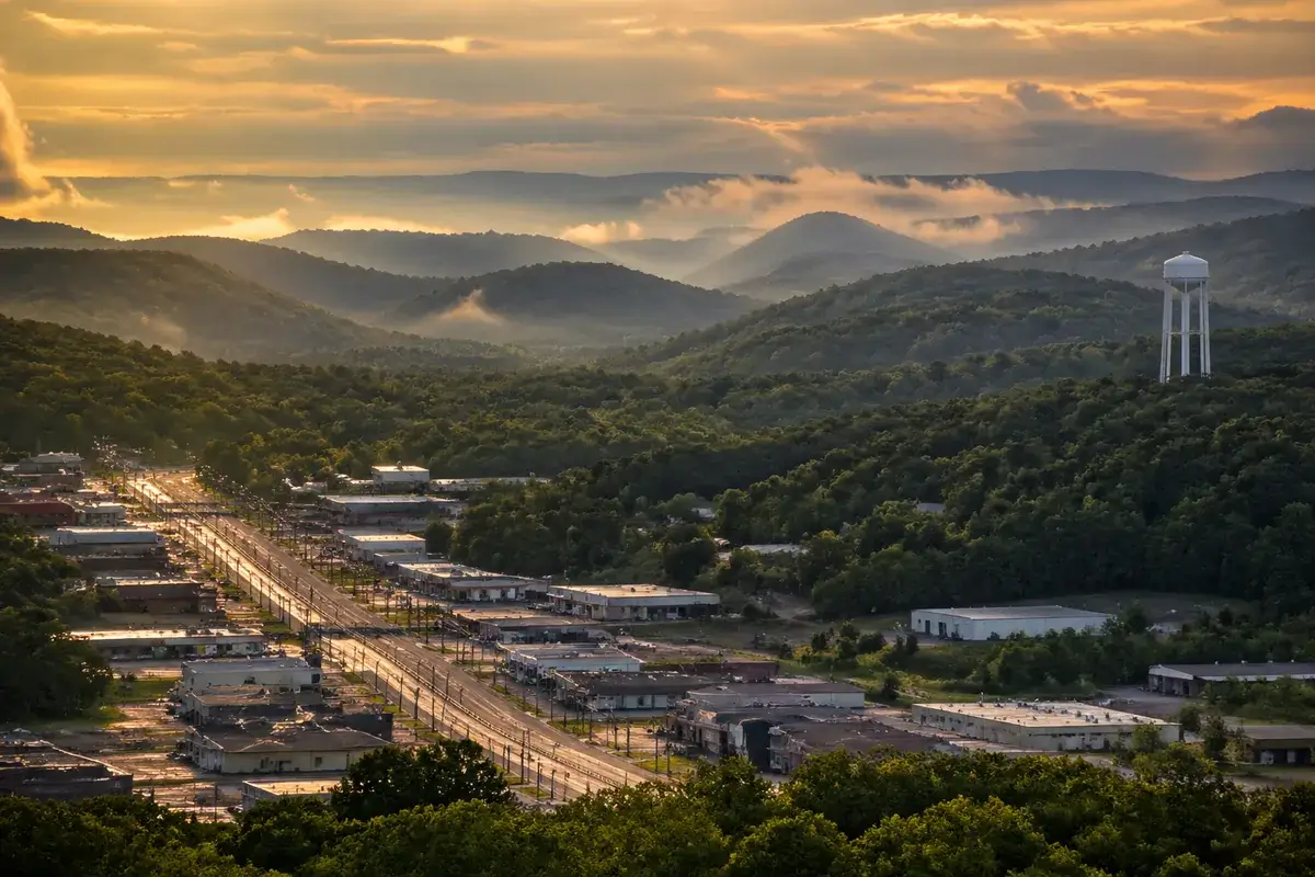 Hurricane-02-cityscape in Hurricane, West Virginia