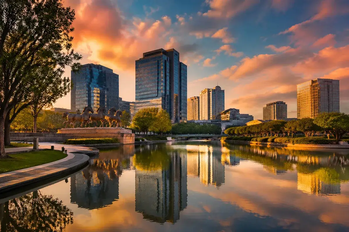Irving-02-cityscape in Irving, Texas