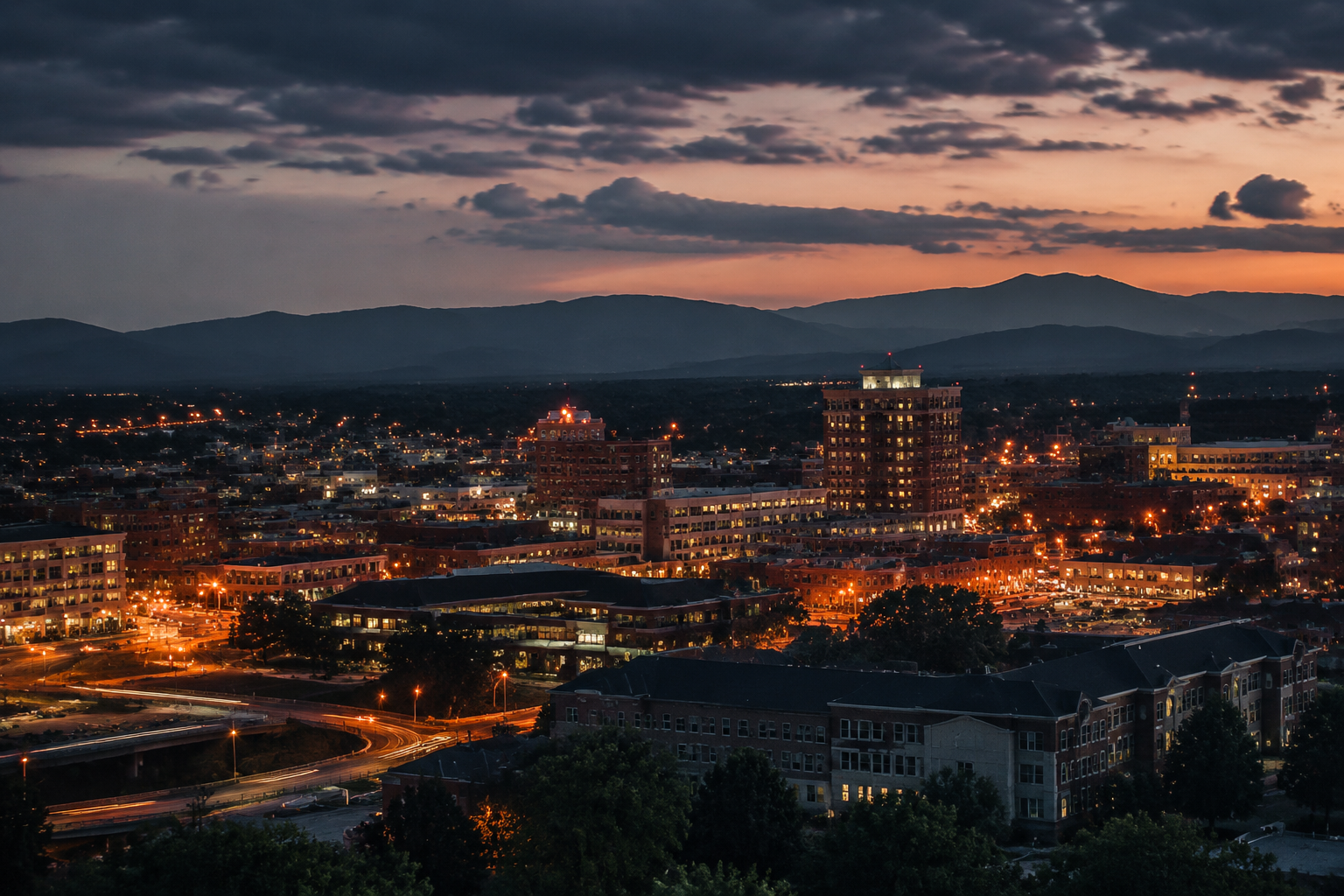 Johnson City, Tennessee Night Scene — 3Cupid Cuckold Dating in Johnson City, Tennessee