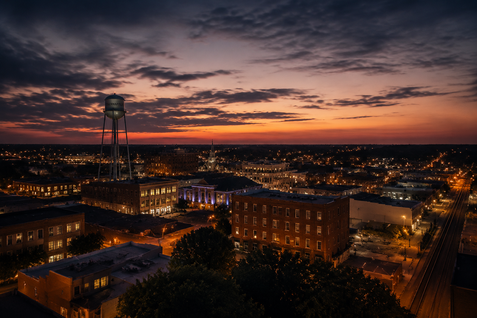 Kannapolis, North Carolina Night Scene — 3Cupid Cuckold Dating in Kannapolis, North Carolina