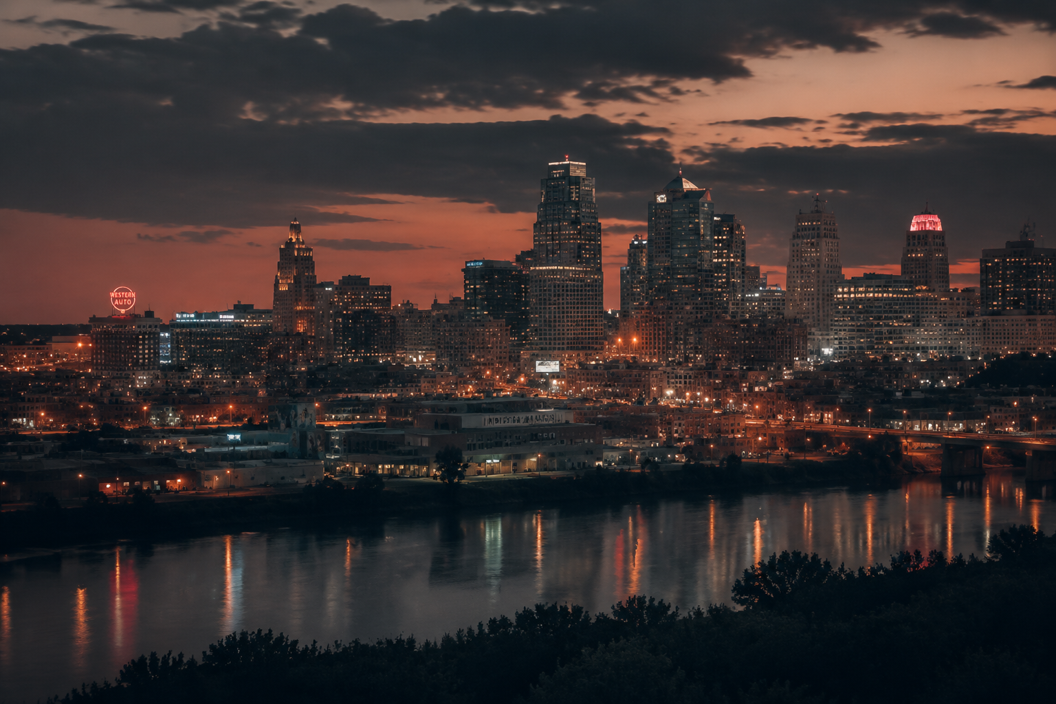 Kansas City, Kansas Night Scene — 3Cupid Cuckold Dating in Kansas City, Kansas