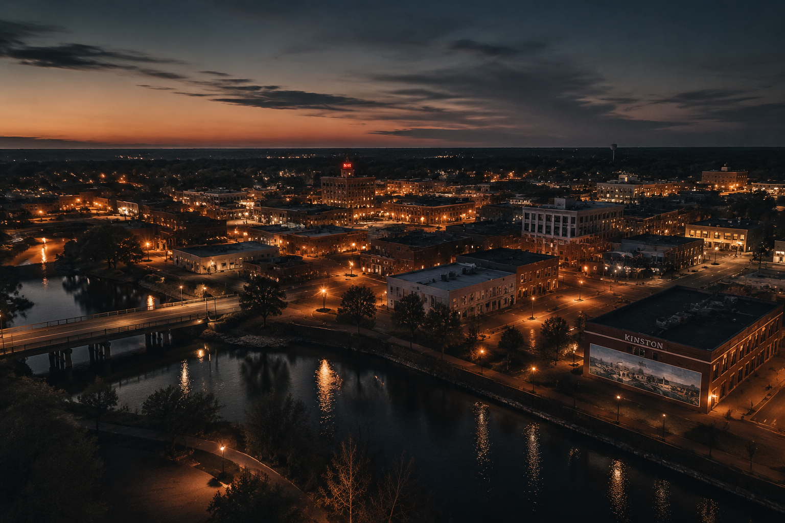 Kinston, North Carolina Night Scene — 3Cupid Cuckold Dating in Kinston, North Carolina
