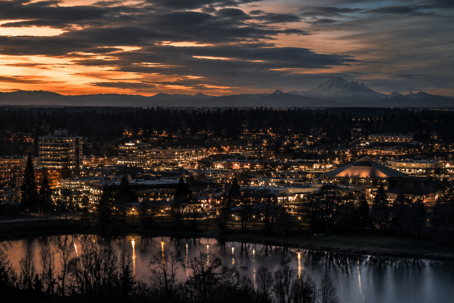 Lacey, Washington Night Scene — 3Cupid Cuckold Dating in Lacey, Washington