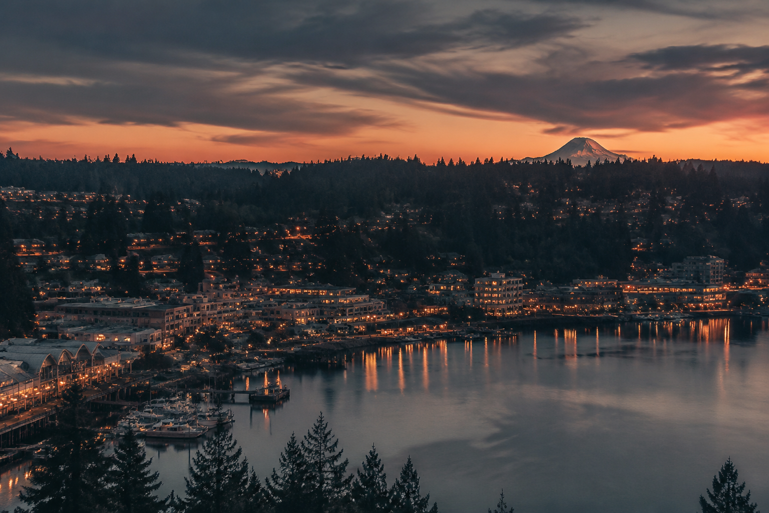 Lake Oswego, Oregon Night Scene — 3Cupid Cuckold Dating in Lake Oswego, Oregon