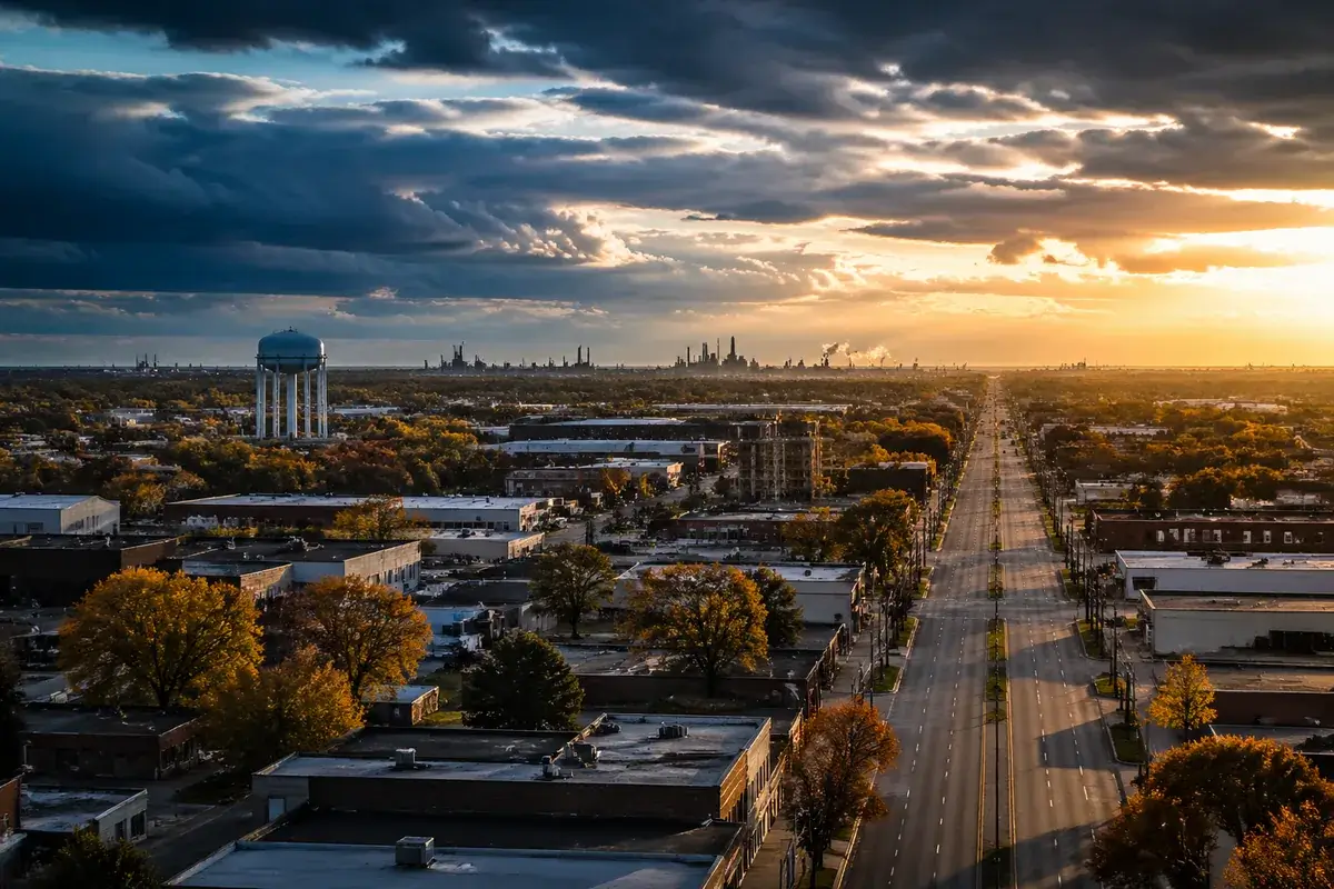 Lansing-02-cityscape in Lansing, Illinois
