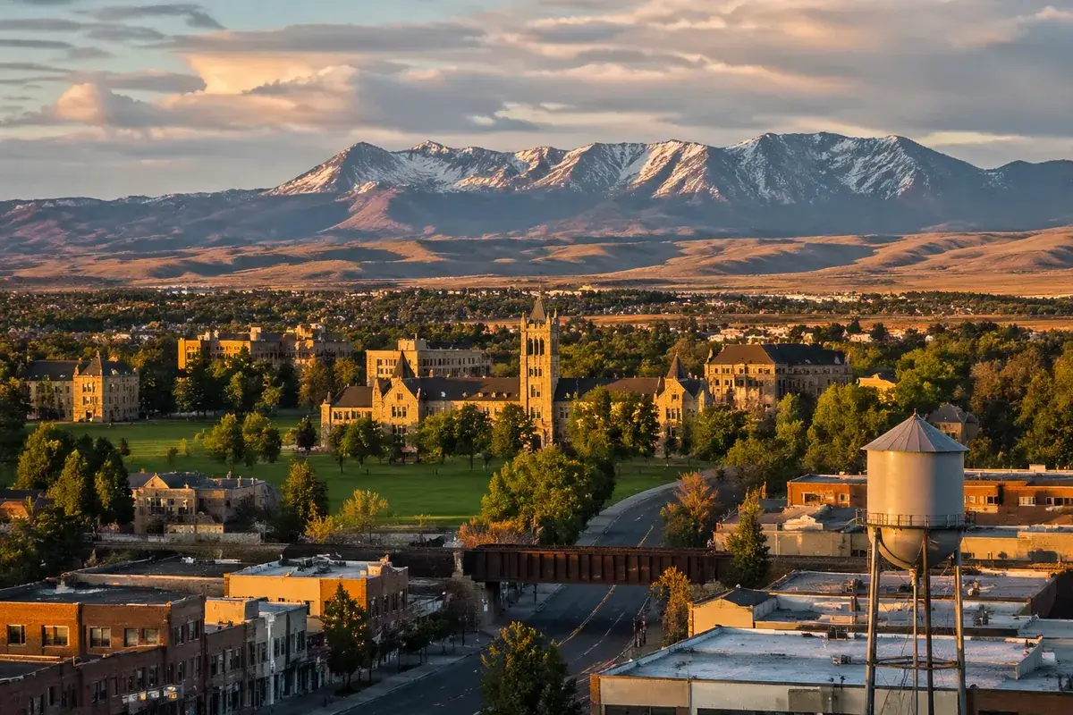 Laramie-02-cityscape in Laramie, Wyoming