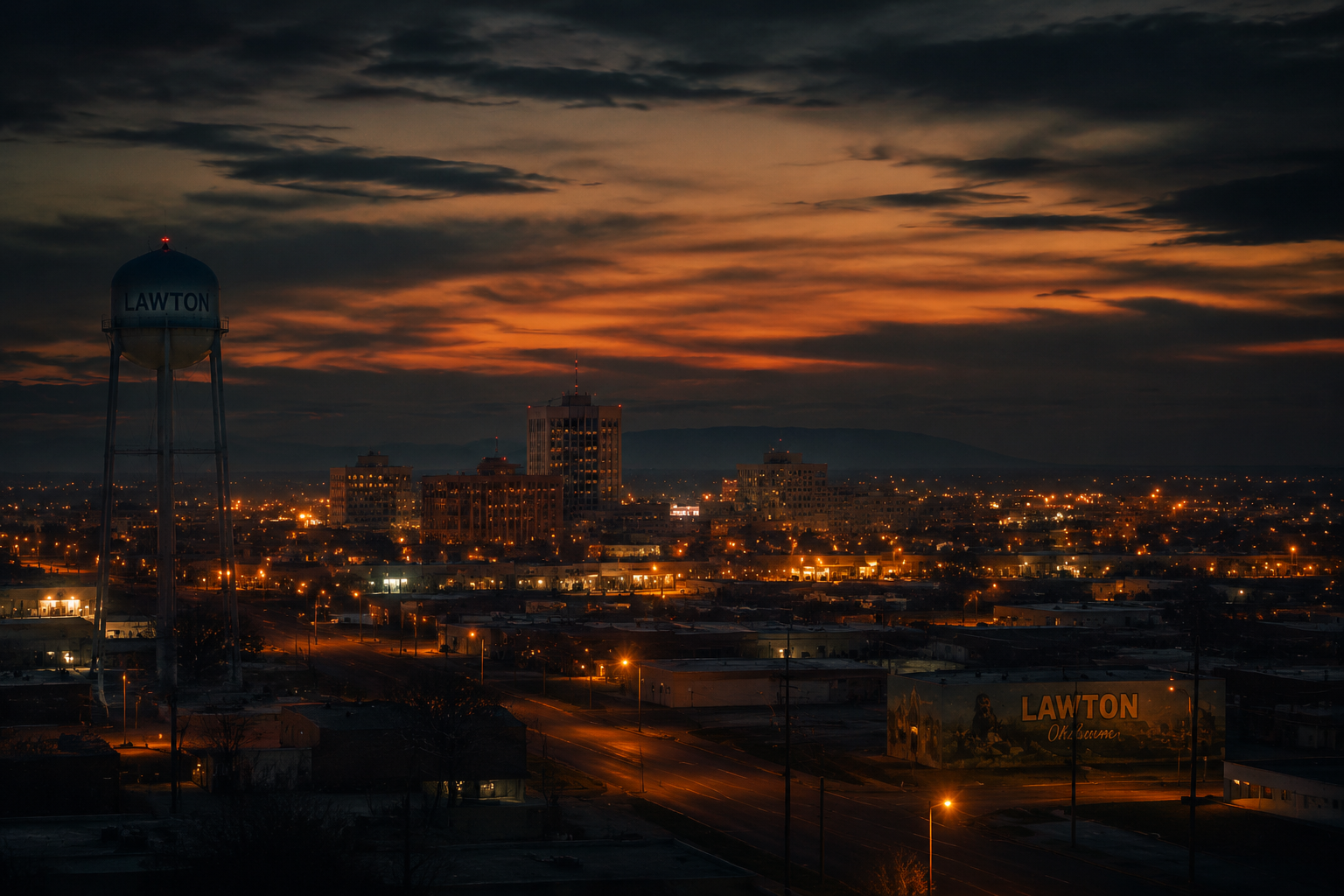 Lawton, Oklahoma Night Scene — 3Cupid Cuckold Dating in Lawton, Oklahoma
