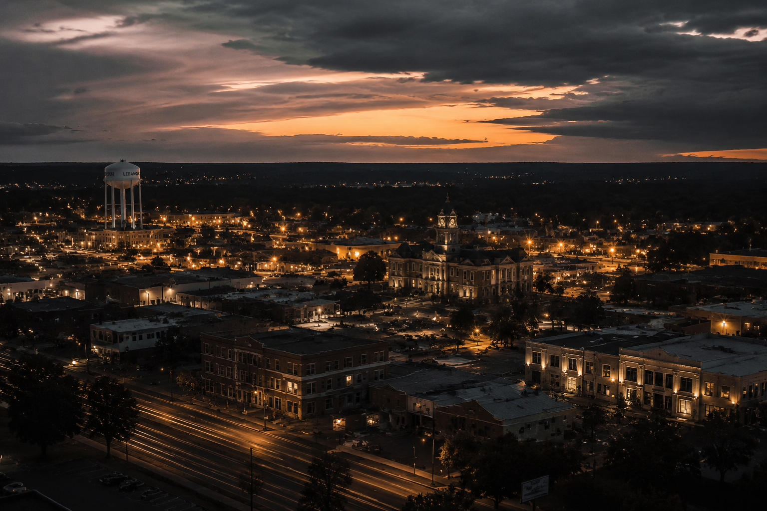 Lebanon, Oregon Night Scene — 3Cupid Cuckold Dating in Lebanon, Oregon