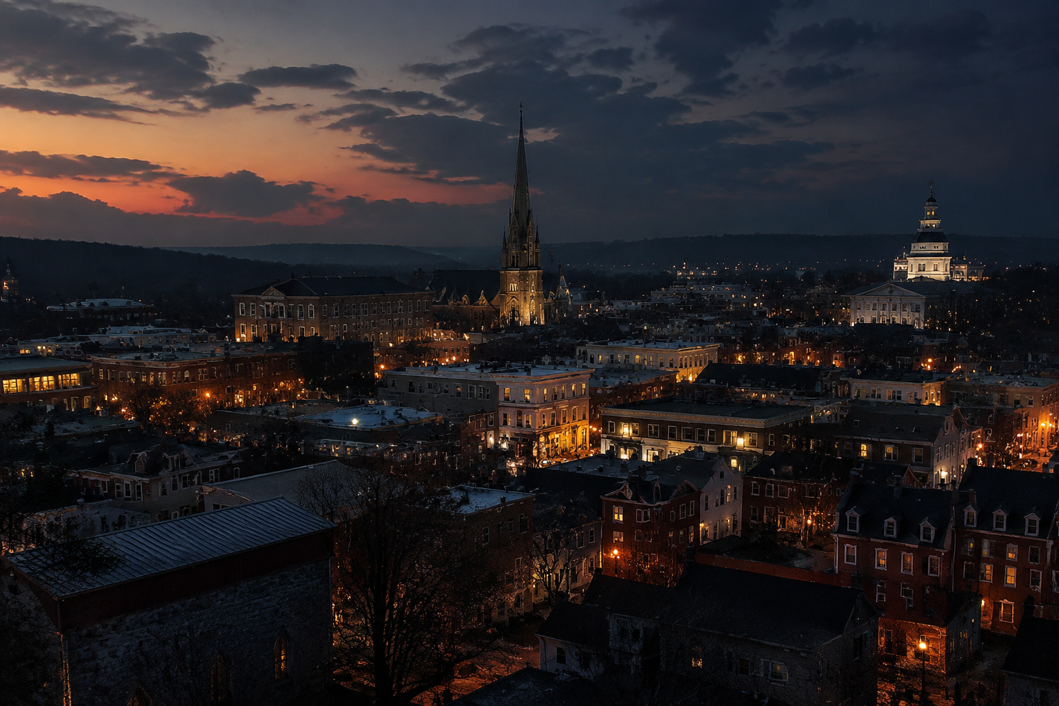Leesburg, Virginia Night Scene — 3Cupid Cuckold Dating in Leesburg, Virginia