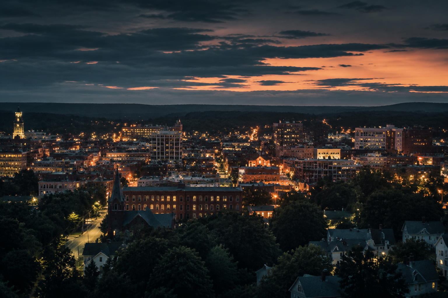 Leominster, Massachusetts Night Scene — 3Cupid Cuckold Dating in Leominster, Massachusetts