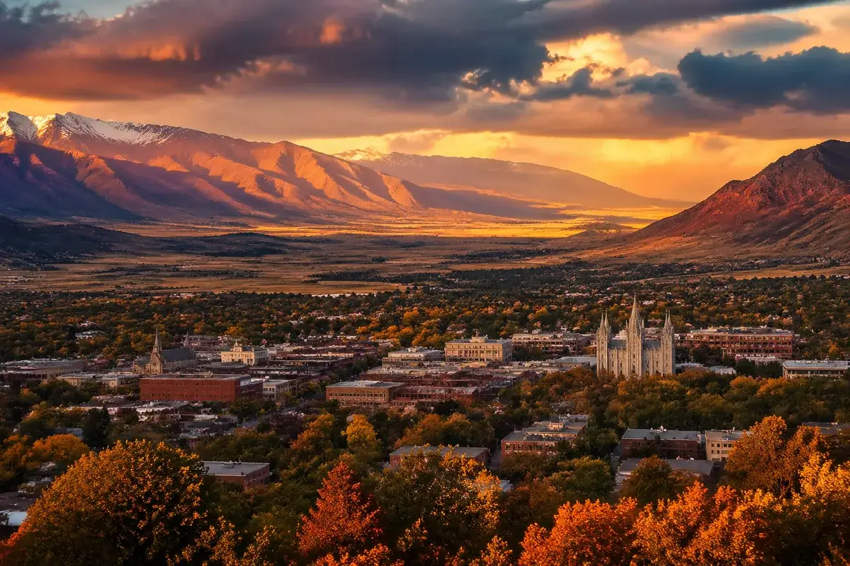 Logan-02-cityscape in Logan, Utah
