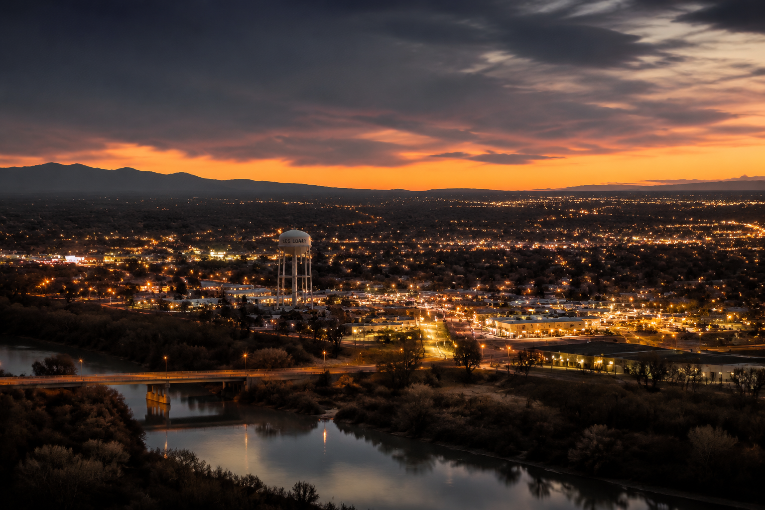 Los Lunas, New Mexico Night Scene — 3Cupid Cuckold Dating in Los Lunas, New Mexico