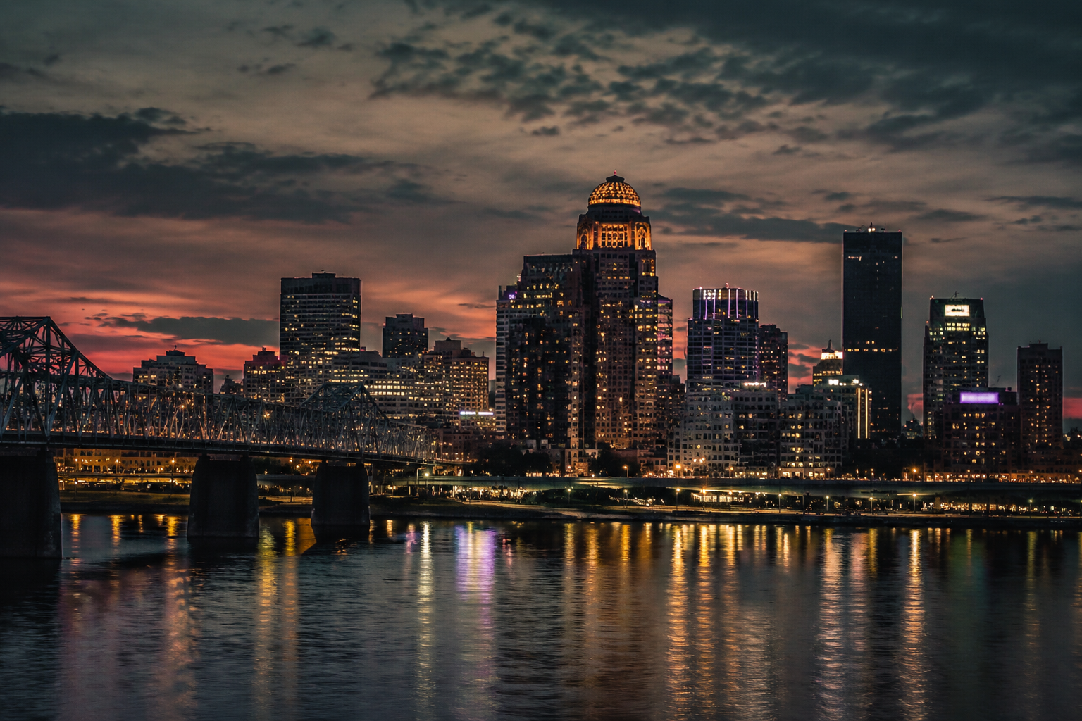 Louisville, Kentucky Night Scene — 3Cupid Cuckold Dating in Louisville, Kentucky